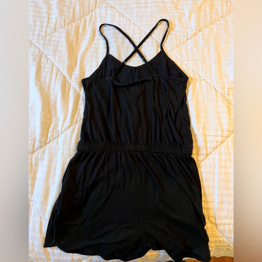 Kohl’s black romper with pockets